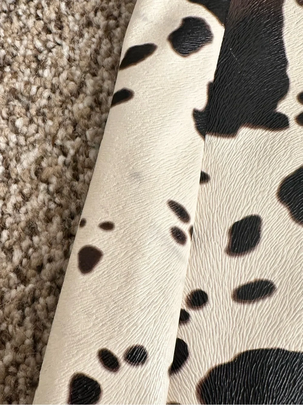 ASOS Resume Cow Print Mini Skirt - Picture 5 of 8